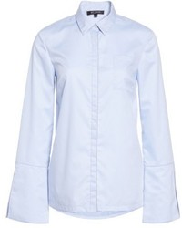 St. John Collection Bell Sleeve Highlow Oxford Shirt