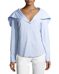Theory Doherty Wide Collar Shirt