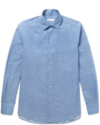 Loro Piana End On End Cotton And Cashmere Blend Shirt
