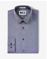 Express Extra Slim Fit Textured 1mx Shirt