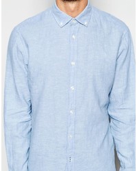 Esprit Linen Mix Shirt In Regular Fit