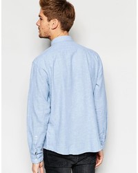 Esprit Linen Mix Shirt In Regular Fit
