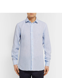 Caruso Penny Collar Linen Shirt