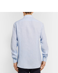 Caruso Penny Collar Linen Shirt