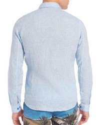 Orlebar Brown Solid Full Sleeve Shirt