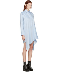 MARQUES ALMEIDA Blue Asymmetric Shirt Dress