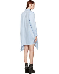 MARQUES ALMEIDA Blue Asymmetric Shirt Dress