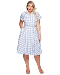 Unique Vintage Plus Size Alexis Shirtdress Dress