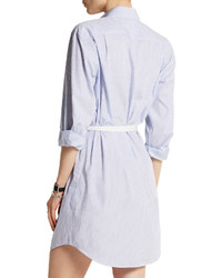 Victoria Beckham Striped Cotton Shirt Dress