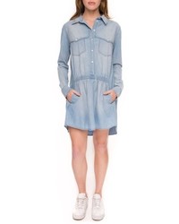 The Fifth Label The Eclipse Chambray Shirtdress