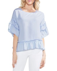 Vince Camuto Tiered Ruffle Sleeve Blouse
