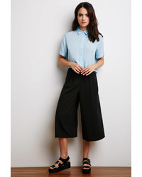 Forever 21 Boxy Cropped Shirt