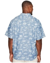 Tommy Bahama Big Tall Big Tall Marlin Party Camp Shirt Short Sleeve Button Up