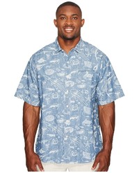 Tommy Bahama Big Tall Big Tall Marlin Party Camp Shirt Short Sleeve Button Up