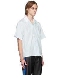 Marni Blue Bowling Short Sleeve Shirt