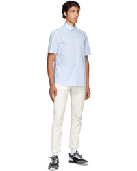 Dunhill Blue D Series Short Sleeve Shirt