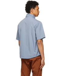 Arnar Mar Jonsson Grey Patch Pocket Short Sleeve Shirt