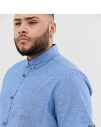 Duke King Size Short Sleeve Shirt In Blue