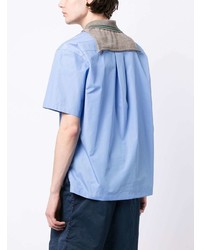 Kolor Knit Collar Short Sleeve Shirt