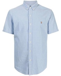 Polo Ralph Lauren Logo Embroidered Oxford Short Sleeve Shirt