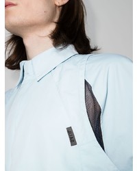Saul Nash Mesh Panel Zipped Shirt