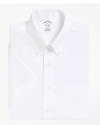 Brooks Brothers Non Iron Regent Fit Short Sleeve Dress Shirt