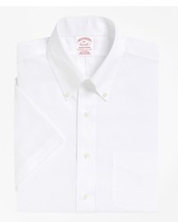 Brooks Brothers Non Iron Traditional Fit Short Sleeve Dress Shirt