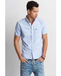 American Eagle Outfitters O Solid Short Sleeve Shirt