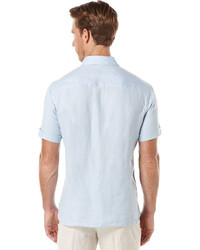 Perry Ellis Short Sleeve Linen Shirt