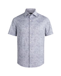 Bugatchi Regular Fit Knit Short Sleeve Shirt