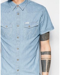 Wrangler Short Sleeve Western Shirt