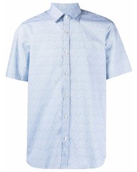 Canali Short Sleeved Button Up Shirt