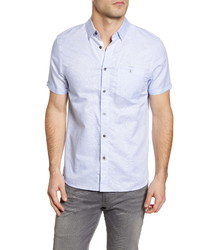 Ted Baker London Slim Fit Havefun Short Sleeve Button Up Shirt