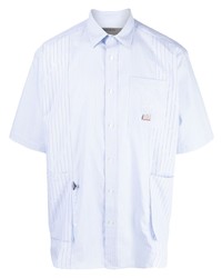 Musium Div. Stripe Pattern Short Sleeve Shirt