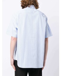 Izzue Stripe Pattern Short Sleeved Shirt