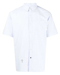 Chocoolate Stripe Print Short Sleeved Shirt