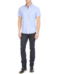 AG Jeans The Aviator Ss Shirt Oxford Blue