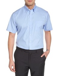 Nordstrom Men's Shop Traditional Fit Non Iron Short Sleeve Dress Shirt