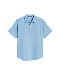 Cutter & Buck Windward Short Sleeve Twill Button Up Shirt