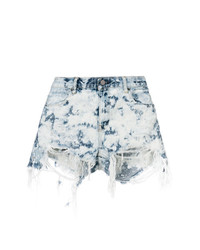 T by Alexander Wang Distressed Detail Shorts