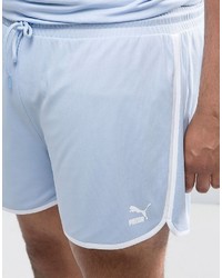 Puma Plus Retro Mesh Shorts In Blue To Asos