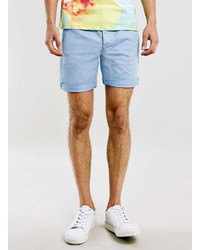 Topman Blue Chino Shorts