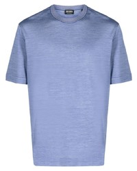 Zegna Cotton Silk Blend T Shirt