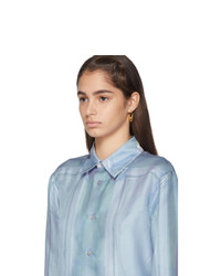 Emilio Pucci Multicolor Silk Hanami Print Shirt