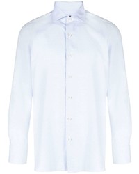 Finamore 1925 Napoli Long Sleeve Cotton Silk Shirt