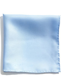 Light Blue Silk Pocket Square