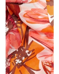 Vince Camuto Brushed Blooms Silk Scarf