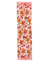 Vince Camuto Brushed Blooms Silk Scarf