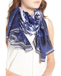 Ted Baker London Persian Blue Silk Cape Scarf