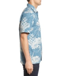 Tommy Bahama Sand Torini Blooms Standard Fit Silk Blend Camp Shirt
